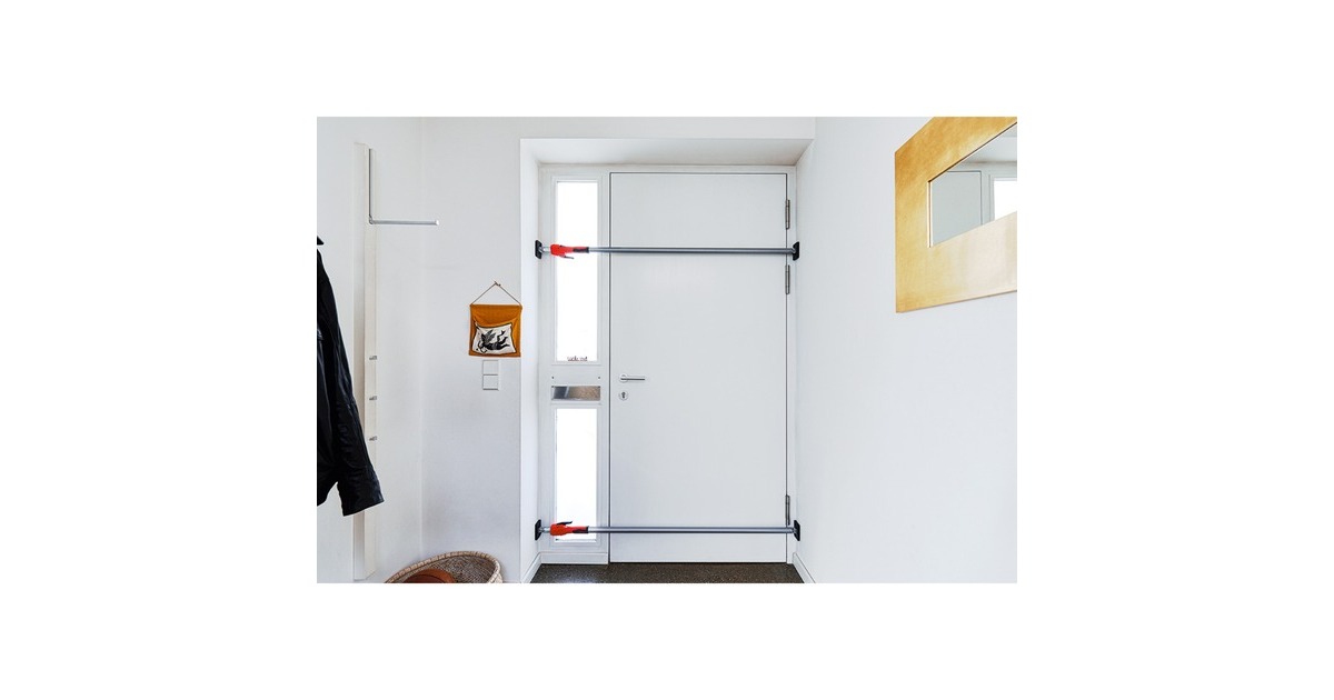 BESSEY Decken-und Montagestütze STE250(silber/rot, 1.450mm - 2.500mm, mit Pumpgriff)