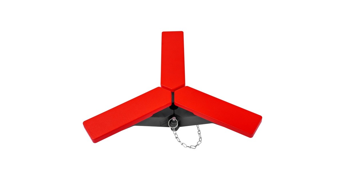 BESSEY Deckenstativ STE-DS, Stütze(rot, für Rohr-Ø 25mm und 28mm)