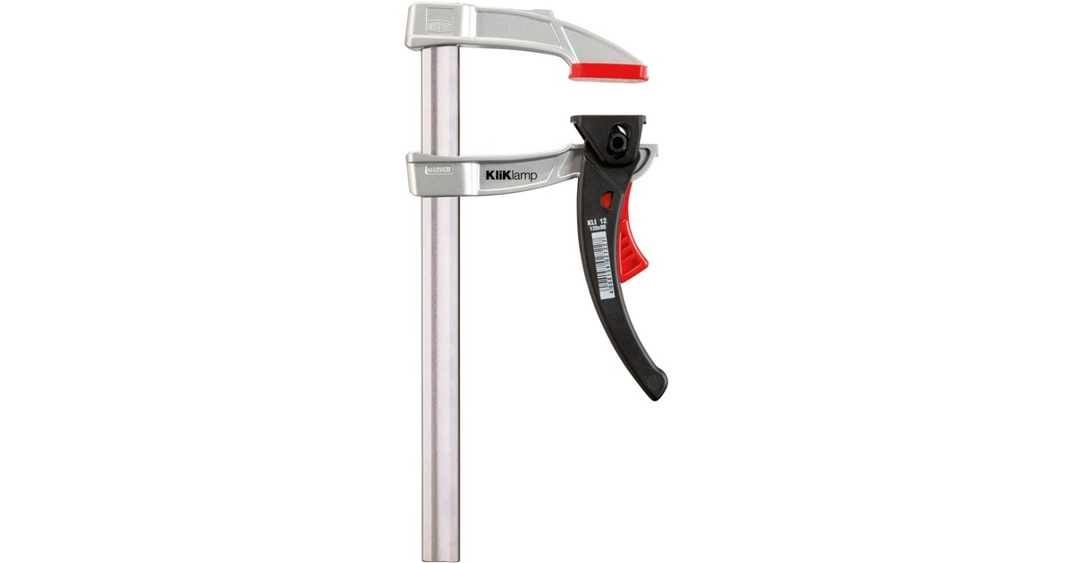 BESSEY Hebelzwinge KliKlamp KLI12(silber/schwarz, 120 / 80)