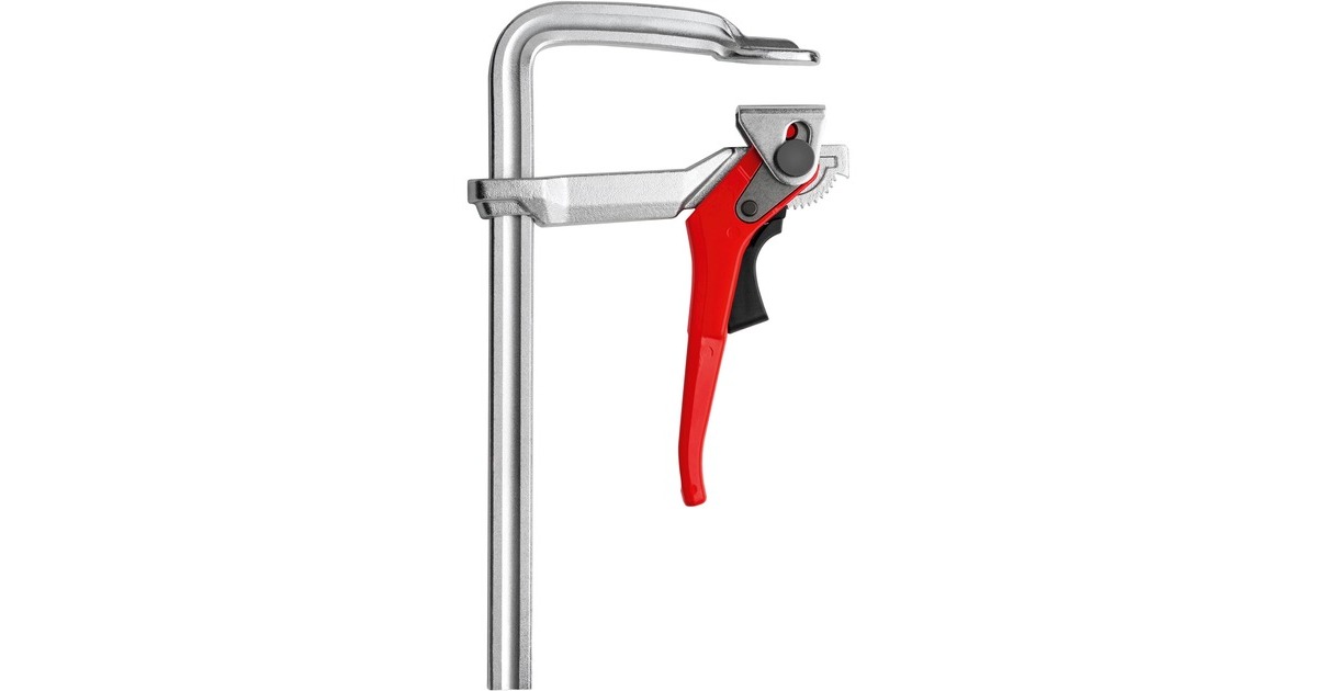 BESSEY Hebelzwinge classiX GSH16(silber/rot, 160 / 80)