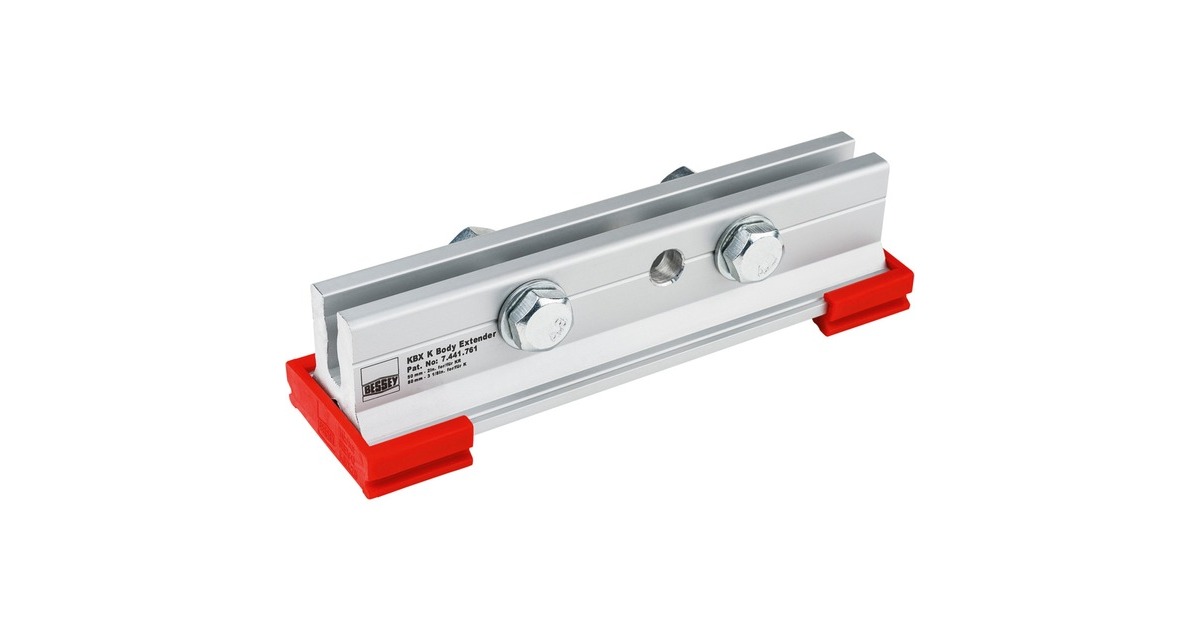 BESSEY Korpuszwingen-Verlängerung KBX20(aluminium/rot)