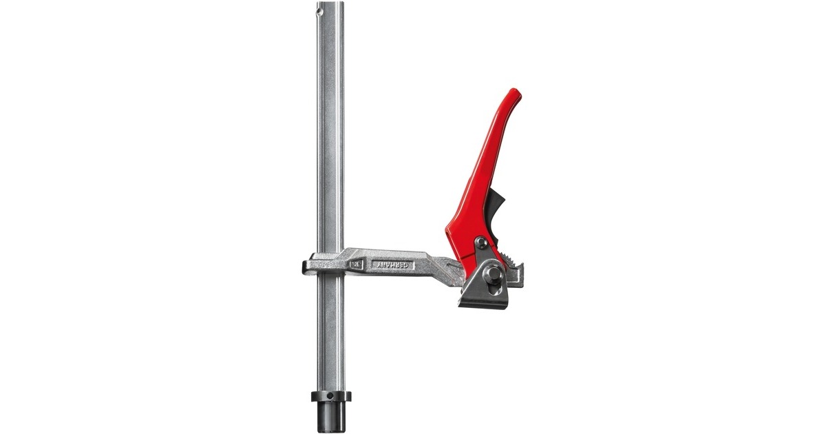 BESSEY Spannelement TW16-20-10H, Zwinge(silber/rot, fixe Ausladung)