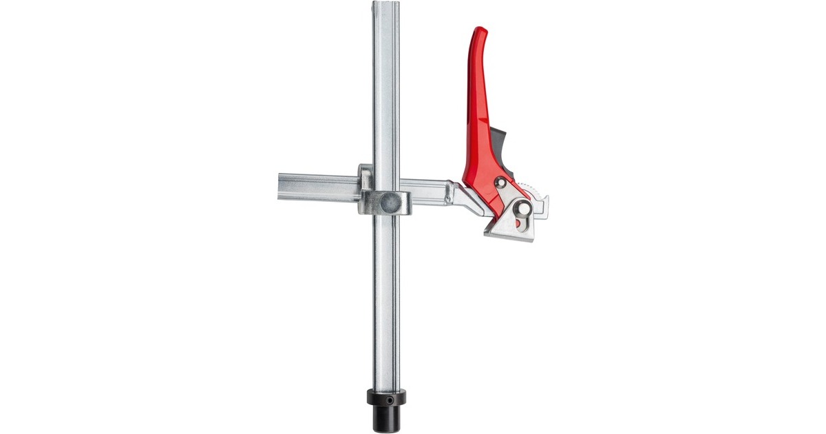 BESSEY Spannelement TWV28-30-17H, Zwinge(silber/rot, stufenlos verstellbare Ausladung)