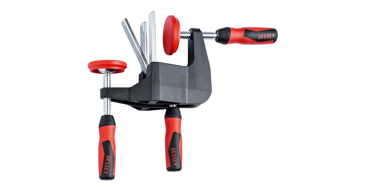 BESSEY Türfutter-Richtzwinge TFM-2K(schwarz/rot, 35 / 70)