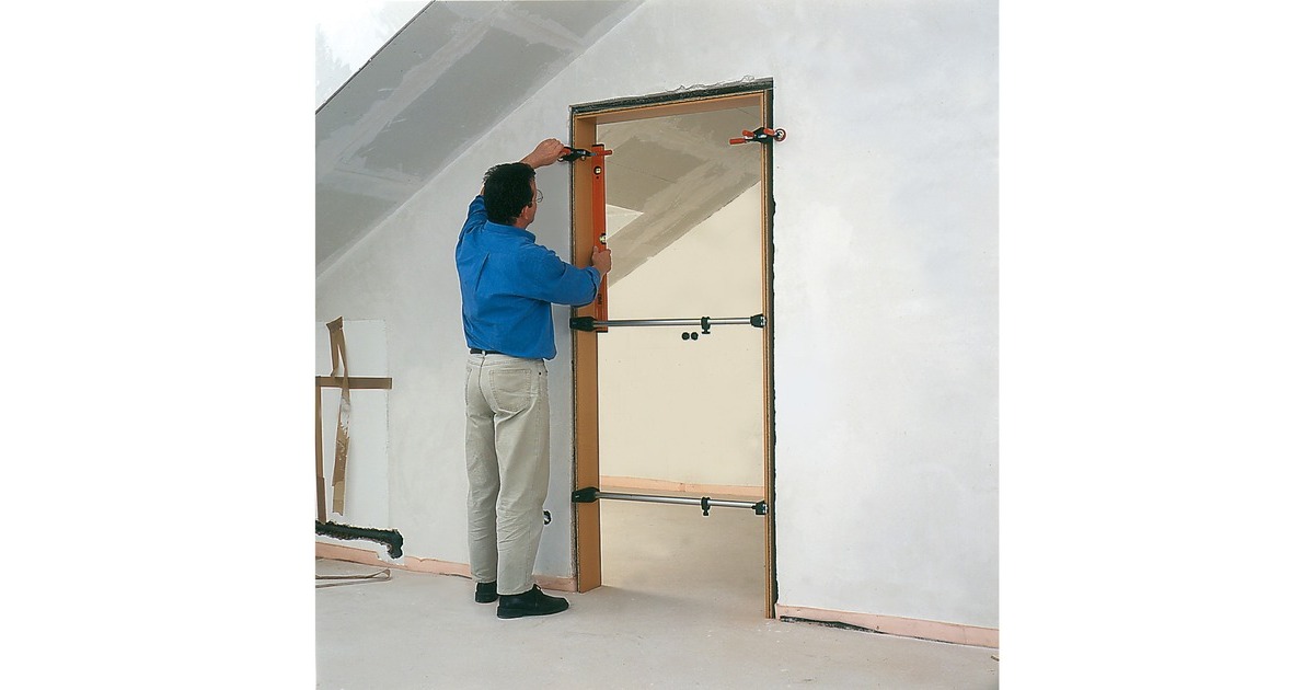 BESSEY Türfuttermontagestrebe TMS, Stütze(schwarz/rot, 560 - 1.010mm)