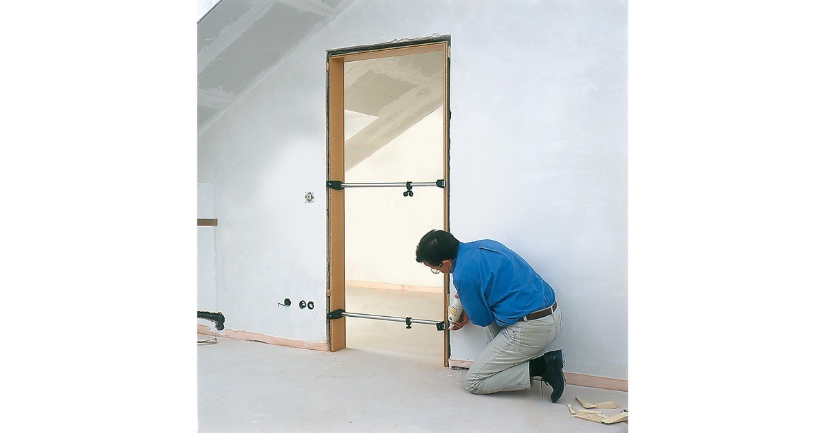 BESSEY Türfuttermontagestrebe TMS, Stütze(schwarz/rot, 560 - 1.010mm)