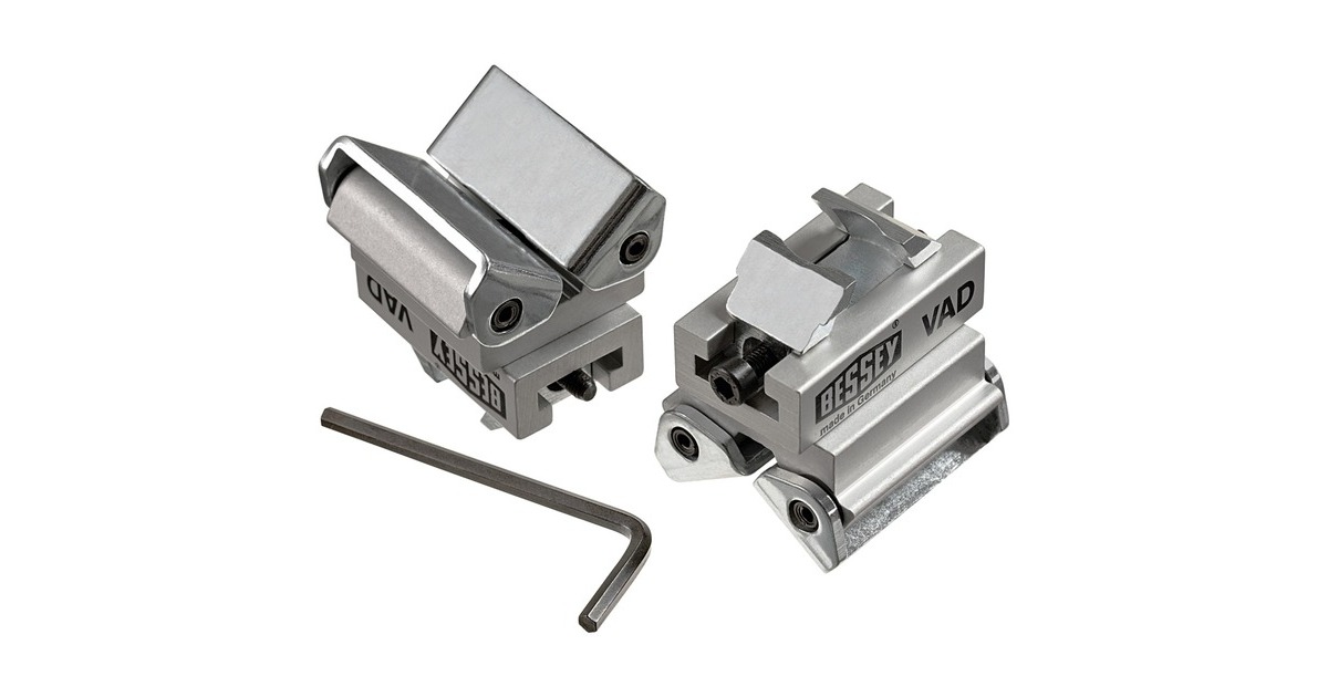 BESSEY Vario-Spannaufsatz VAD, Halterung(silber, 2 Stück)