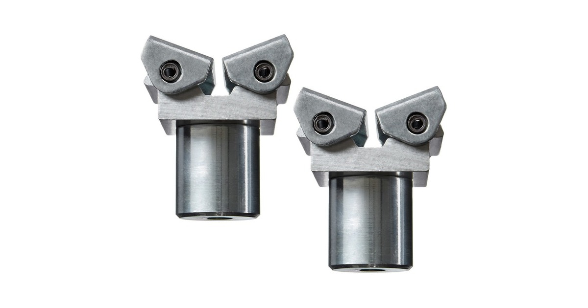 BESSEY Vario-Tisch-Spannaufsatz TW16VAD, Halterung(silber, 2 Stück)