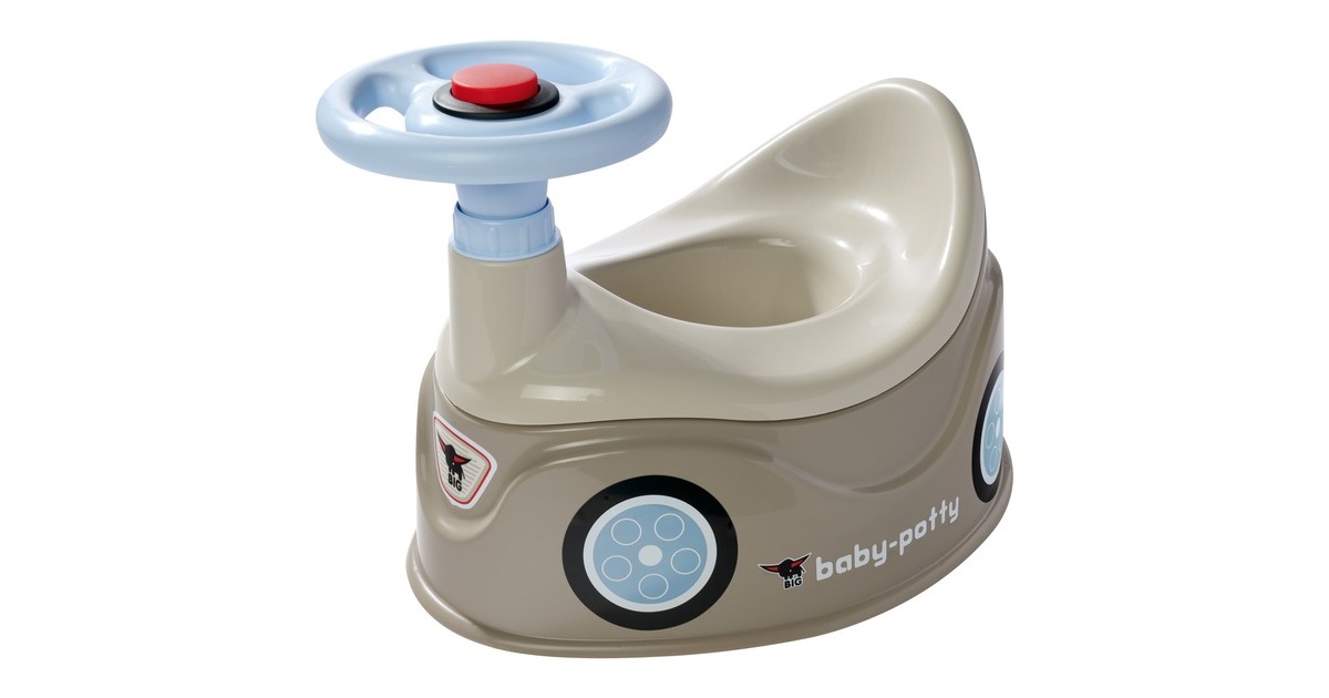 BIG Baby-Potty Grau, Töpfchen(grau/blau)