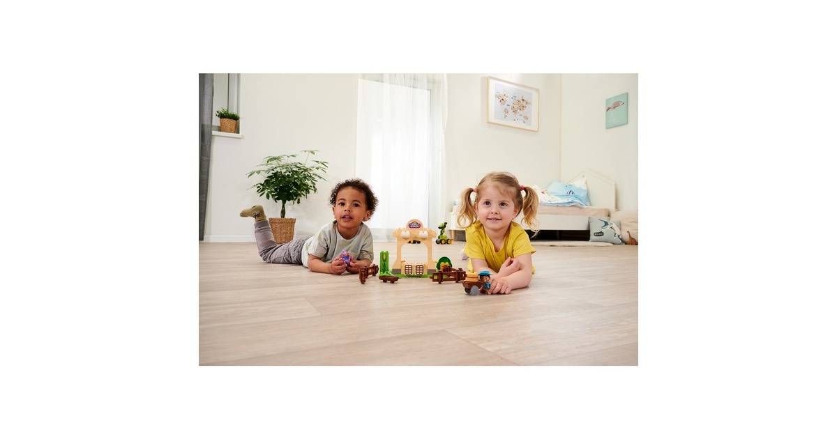 BIG Bloxx Dino Ranch Farm Set, Konstruktionsspielzeug