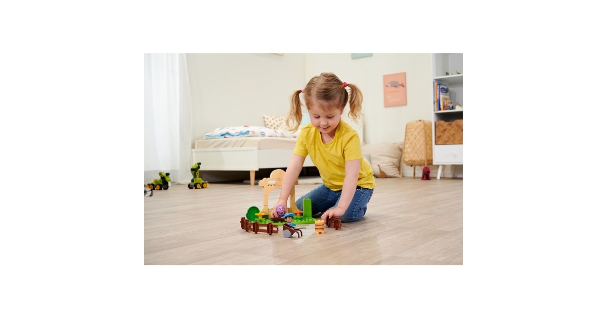 BIG Bloxx Dino Ranch Farm Set, Konstruktionsspielzeug