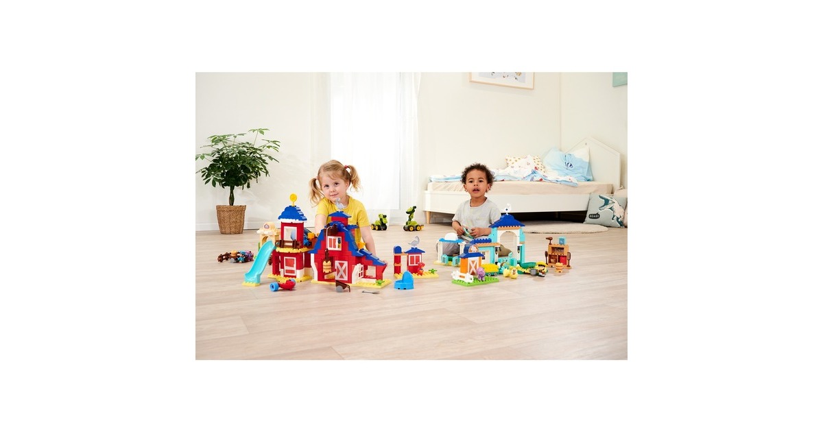 BIG Bloxx Dino Ranch Farm Set, Konstruktionsspielzeug