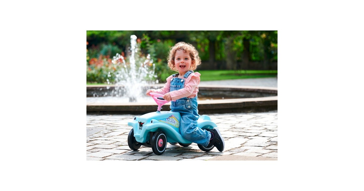 BIG Bobby Car Classic Einhorn, Rutscher(türkis/pink)