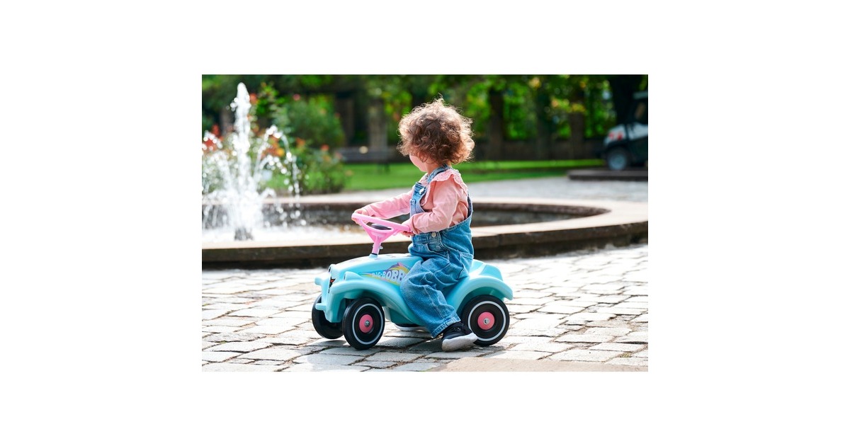 BIG Bobby Car Classic Einhorn, Rutscher(türkis/pink)
