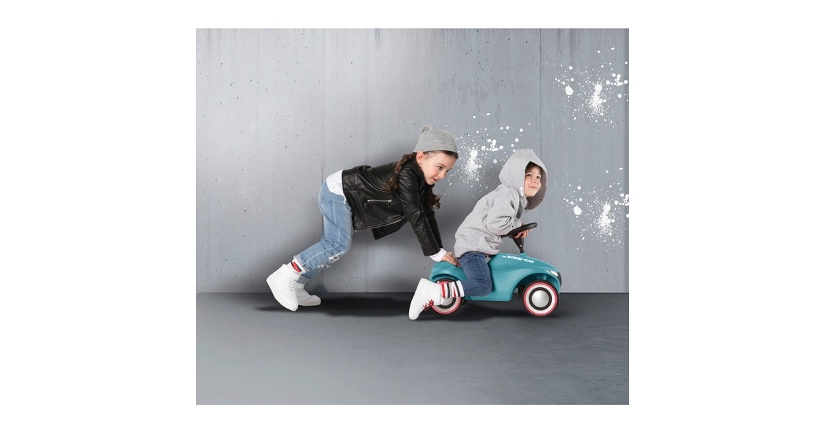 BIG Bobby Car Neo Farbe des Jahres 2023, Rutscher(azurblau/apricot)