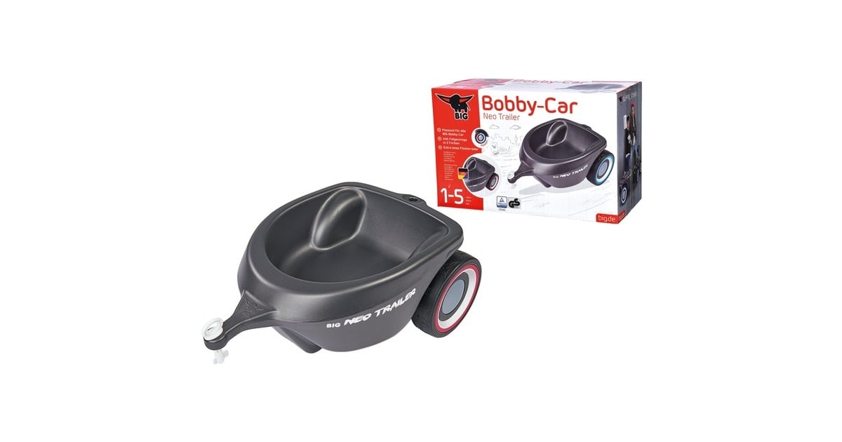 BIG Bobby-Car-Neo Trailer Anthrazit, Kinderfahrzeug(anthrazit)