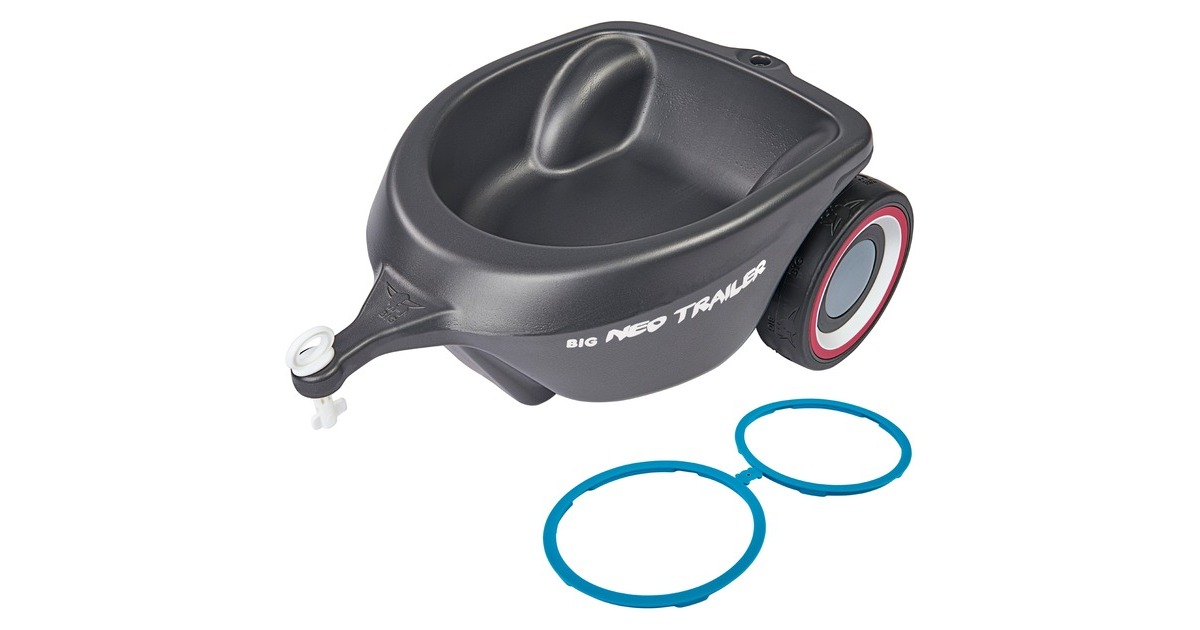 BIG Bobby-Car-Neo Trailer Anthrazit, Kinderfahrzeug(anthrazit, Outlet) BIG Bobby-Car-Neo Trailer Anthrazit, Kinderfahrzeug(anthrazit, Outlet)