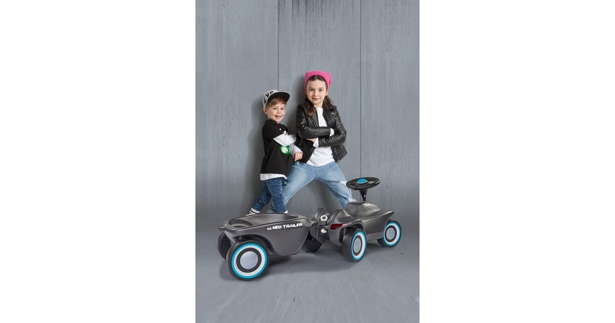 BIG Bobby-Car-Neo Trailer Anthrazit, Kinderfahrzeug(anthrazit)