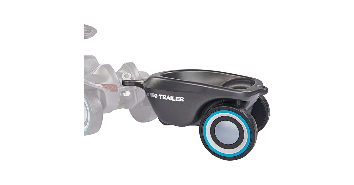BIG Bobby-Car-Neo Trailer Anthrazit, Kinderfahrzeug(anthrazit, Outlet) BIG Bobby-Car-Neo Trailer Anthrazit, Kinderfahrzeug(anthrazit, Outlet)