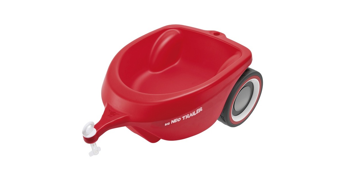 BIG Bobby-Car-Neo Trailer, Kinderfahrzeug(rot)