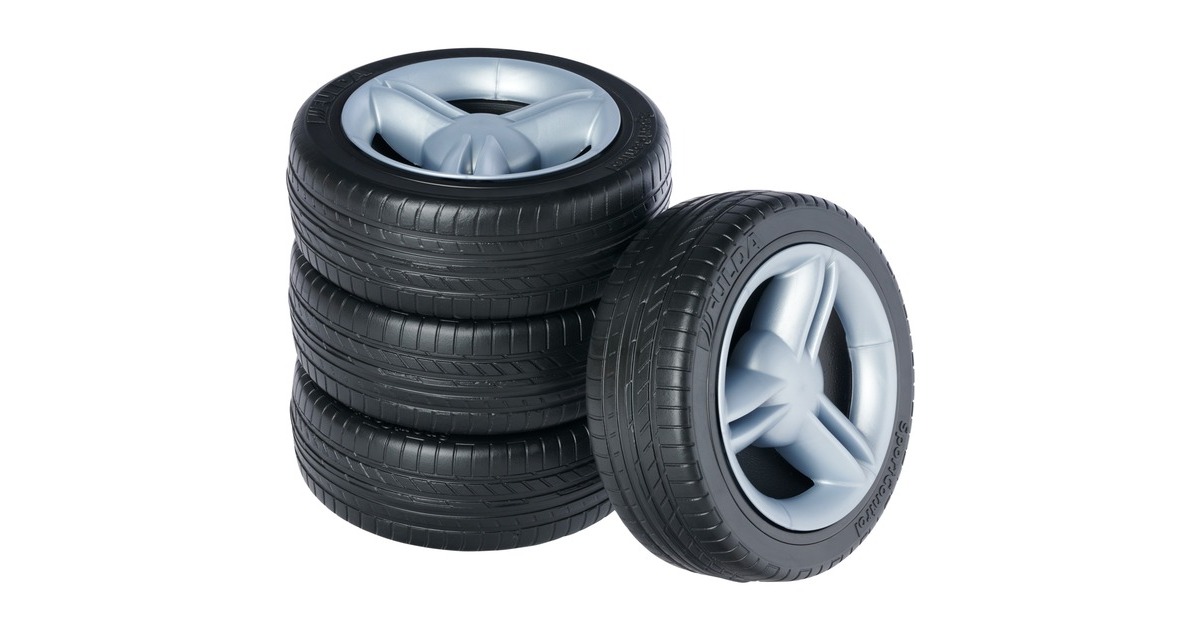 BIG Fulda Whisper-Wheels, Räder-Set(schwarz)