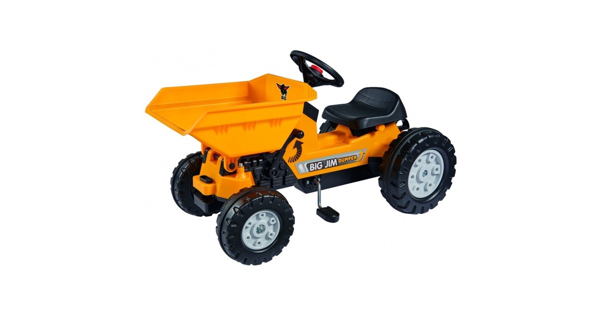 BIG Jim-Dumper, Kinderfahrzeug(gelb/schwarz)