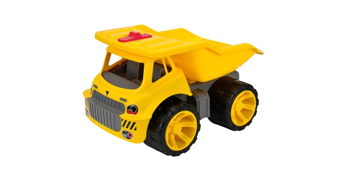 BIG Maxi-Truck, Spielfahrzeug(gelb/grau)