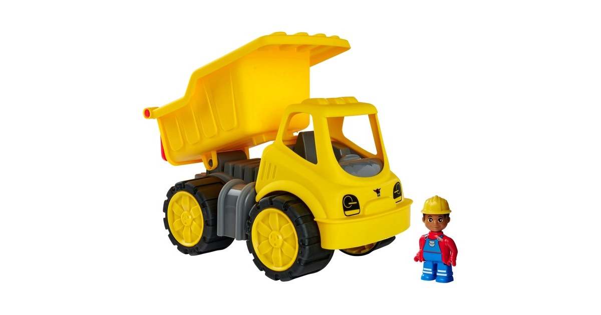 BIG Power-Worker Kipper + Figur, Spielfahrzeug(gelb/grau) BIG Power-Worker Kipper + Figur, Spielfahrzeug(gelb/grau)