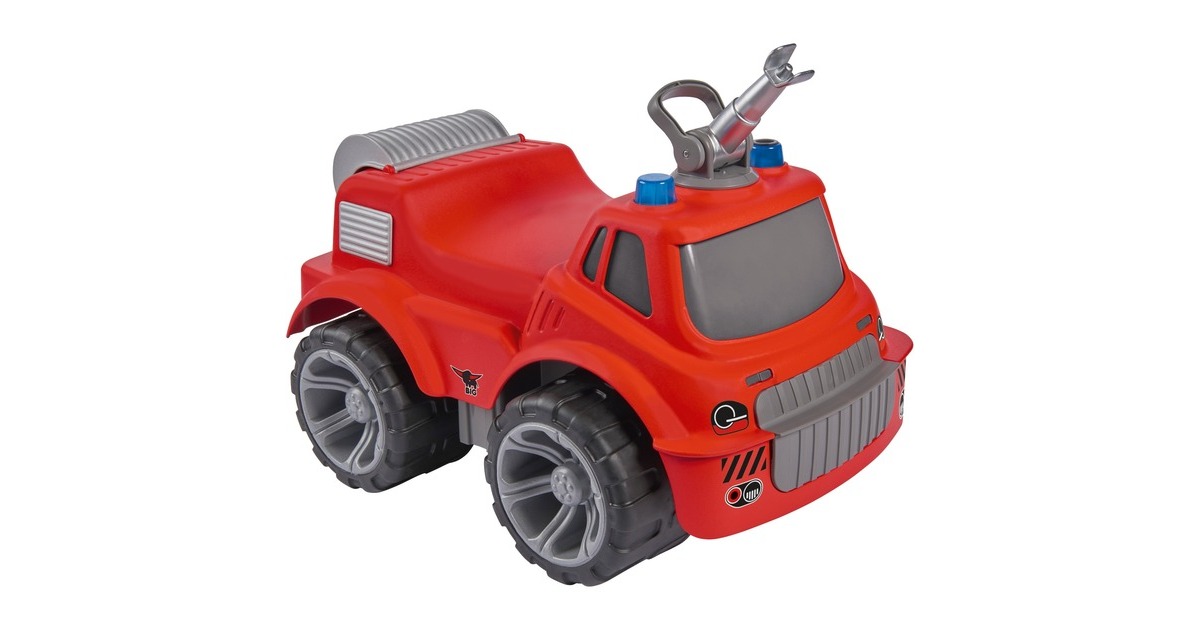BIG Power-Worker Maxi Firetruck, Rutscher(rot)