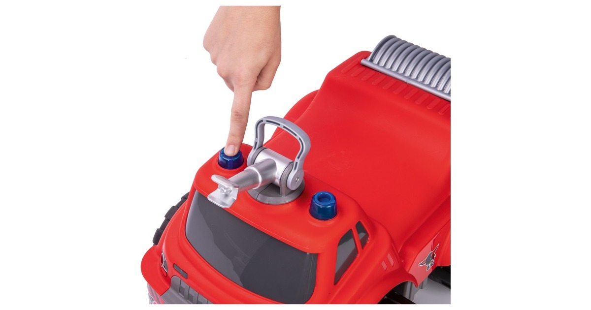 BIG Power-Worker Maxi Firetruck, Rutscher(rot)