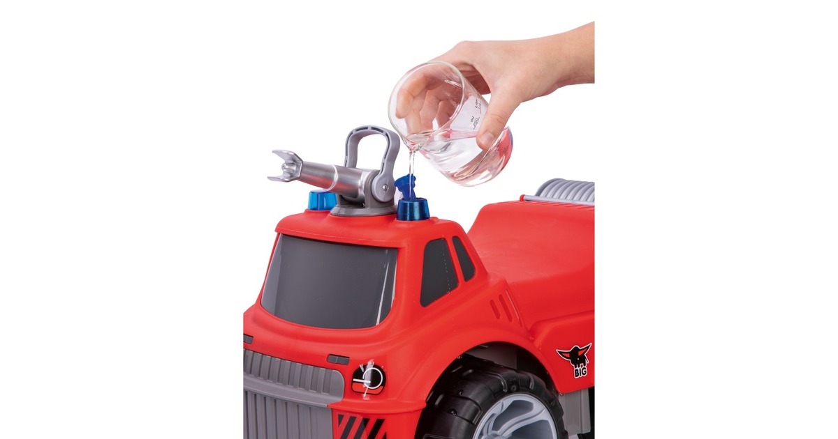 BIG Power-Worker Maxi Firetruck, Rutscher(rot)