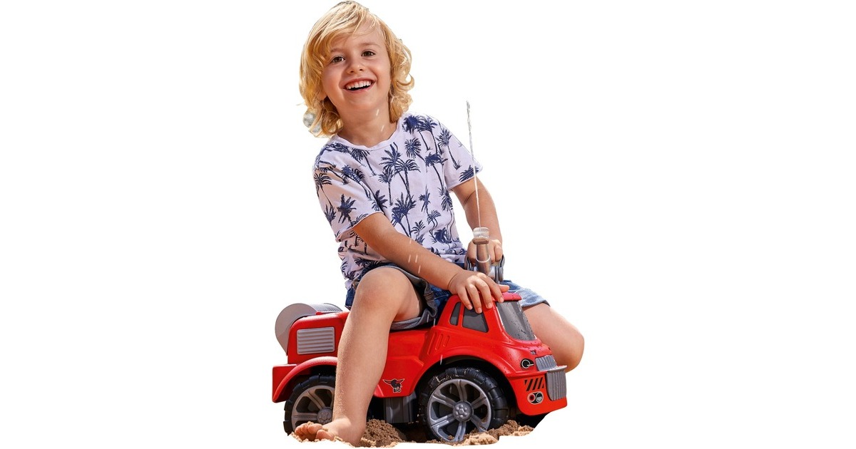 BIG Power-Worker Maxi Firetruck, Rutscher(rot)