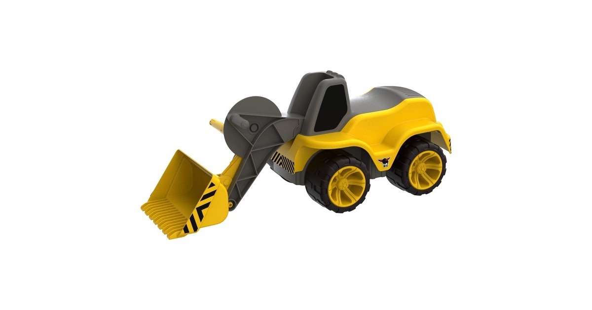 BIG Power-Worker Maxi-Loader, Kinderfahrzeug(gelb/grau)