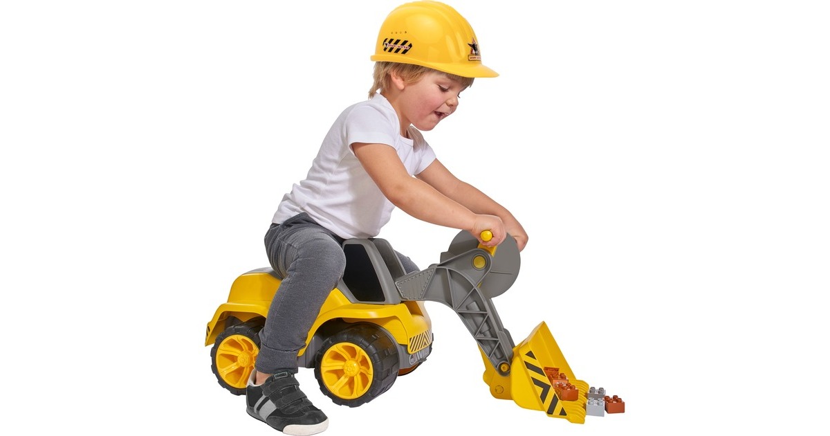 BIG Power-Worker Maxi-Loader, Kinderfahrzeug(gelb/grau)
