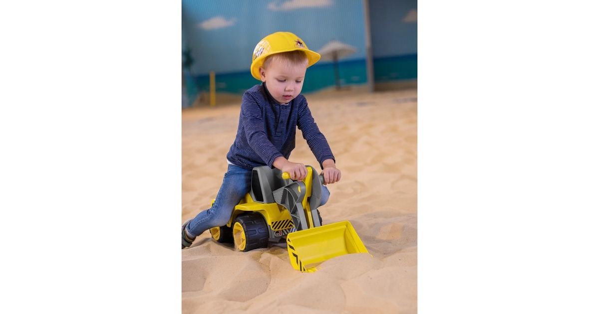 BIG Power-Worker Maxi-Loader, Kinderfahrzeug(gelb/grau)