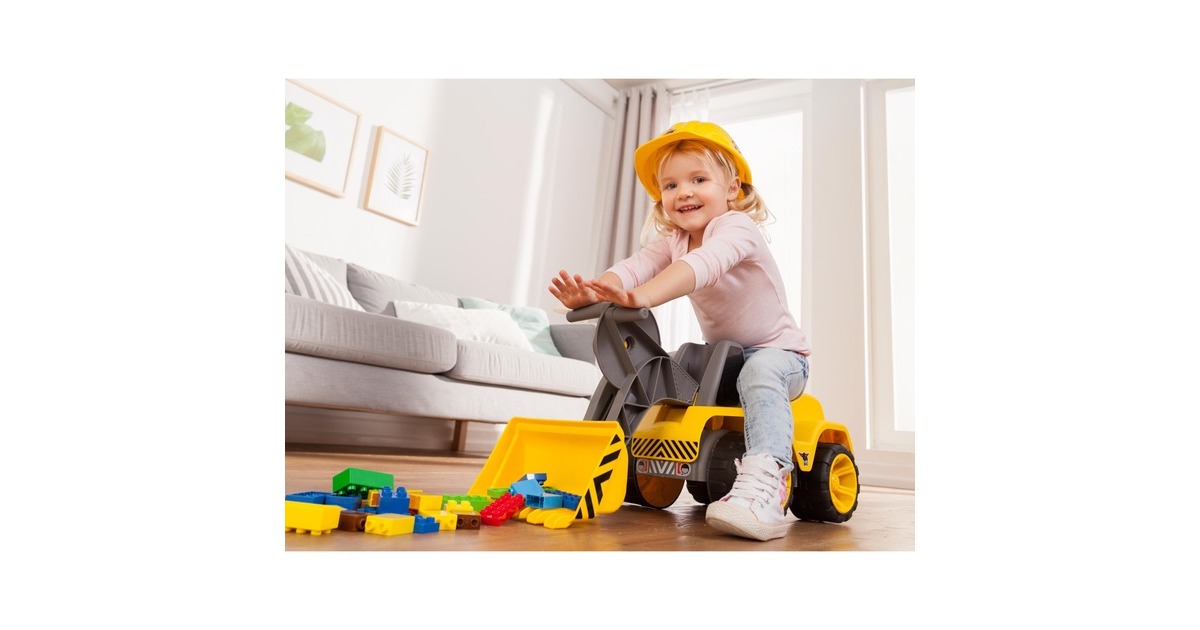 BIG Power-Worker Maxi-Loader, Kinderfahrzeug(gelb/grau)