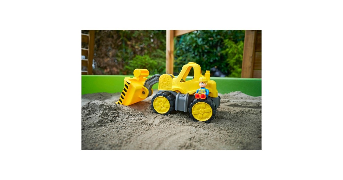 BIG Power-Worker Radlader + Figur, Spielfahrzeug(gelb/grau)