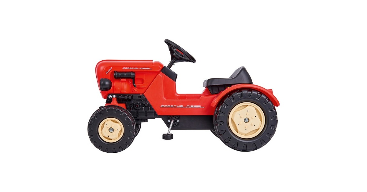 BIG Traktor Porsche Diesel Junior, Kinderfahrzeug(rot)