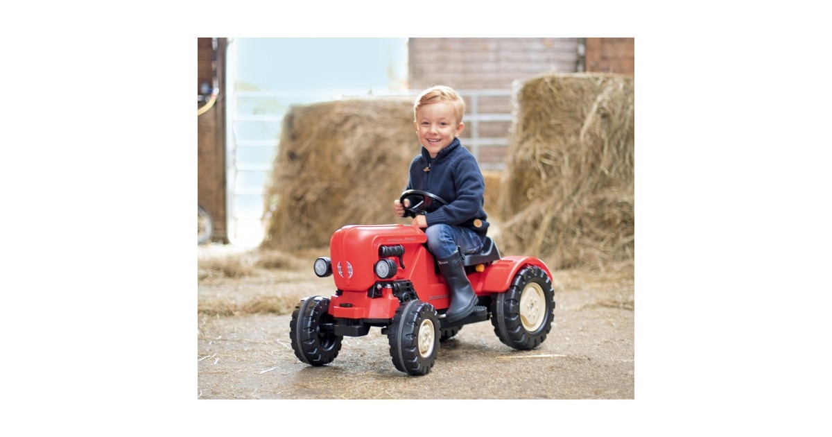 BIG Traktor Porsche Diesel Junior, Kinderfahrzeug(rot)