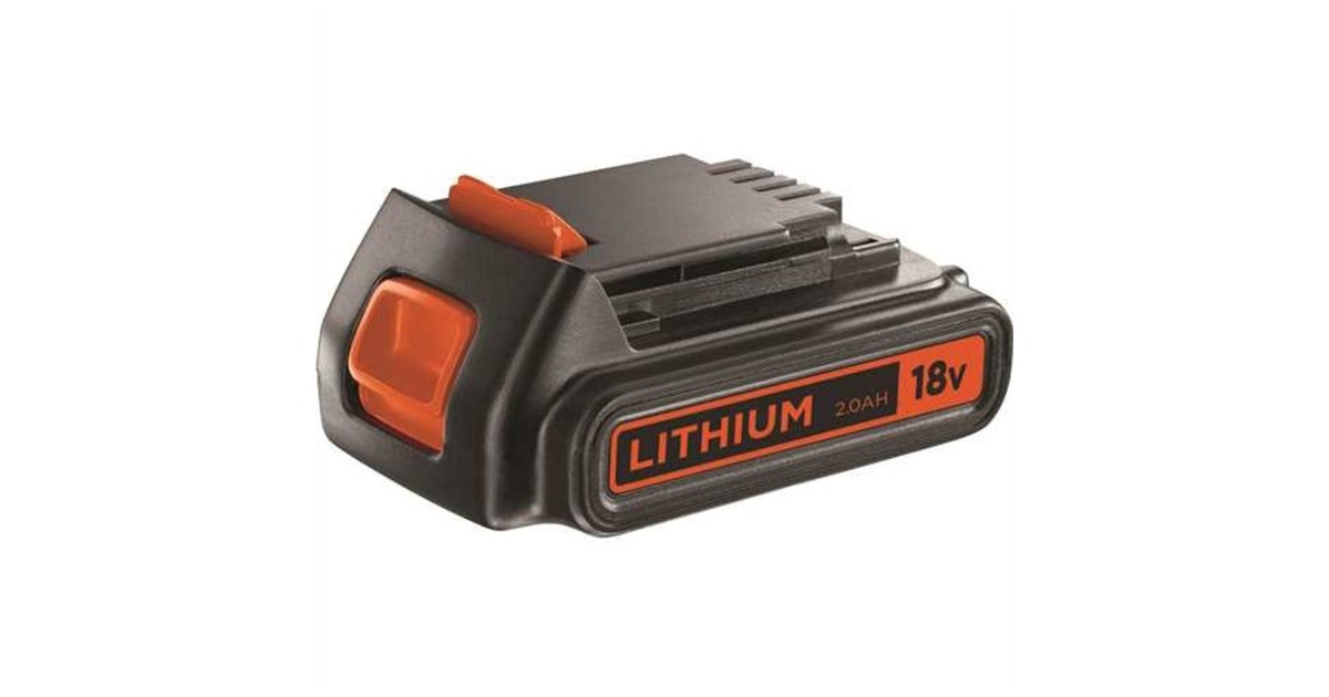 BLACK+DECKER 18V/2,0 Ah Lithium-Ionen-Akku