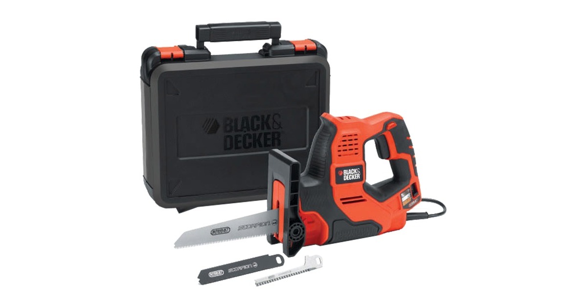 BLACK+DECKER 3-in-1 Autoselect Universalsäge Scorpion RS890K, Stichsäge(orange, Koffer, 500 Watt) BLACK+DECKER 3-in-1 Autoselect Universalsäge Scorpion RS890K, Stichsäge(orange, Koffer, 500 Watt)