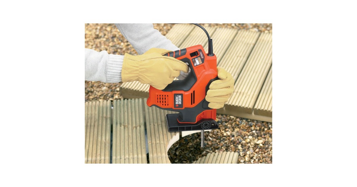 BLACK+DECKER 3-in-1 Autoselect Universalsäge Scorpion RS890K, Stichsäge(orange, Koffer, 500 Watt)