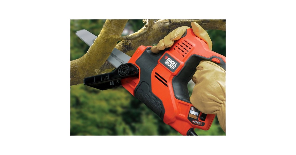 BLACK+DECKER 3-in-1 Autoselect Universalsäge Scorpion RS890K, Stichsäge(orange, Koffer, 500 Watt)