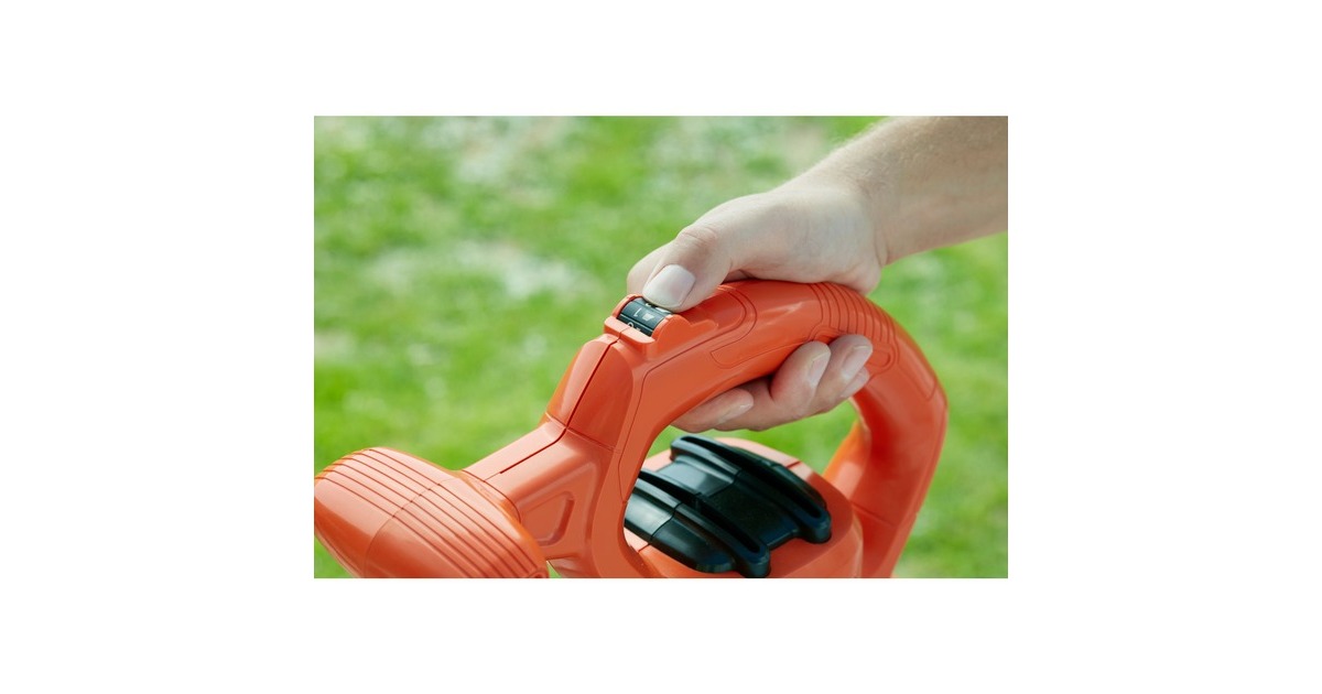 BLACK+DECKER 3-in-1 Elektro-Laubsauger BEBLV290-QS, Laubsauger/Laubbläser(schwarz/orange, 2.900 Watt)