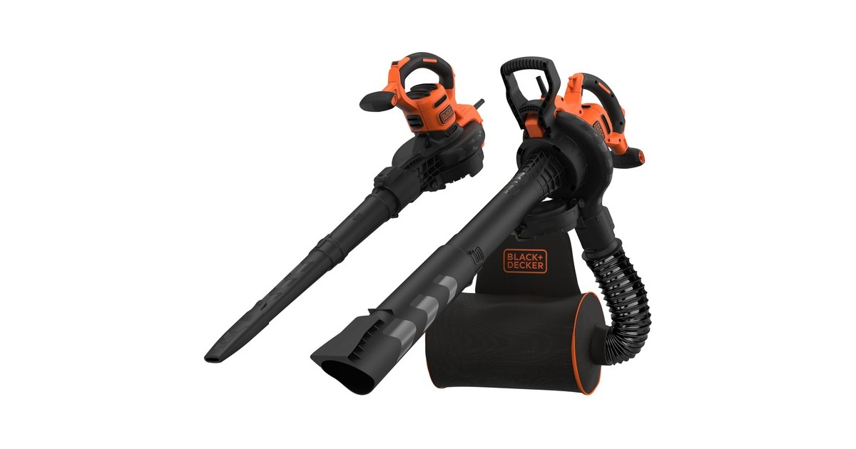 BLACK+DECKER 3-in-1 Elektro-Laubsauger BEBLV300-QS, Laubsauger/Laubbläser(schwarz/orange, 3.000 Watt) BLACK+DECKER 3-in-1 Elektro-Laubsauger BEBLV300-QS, Laubsauger/Laubbläser(schwarz/orange, 3.000 Watt)
