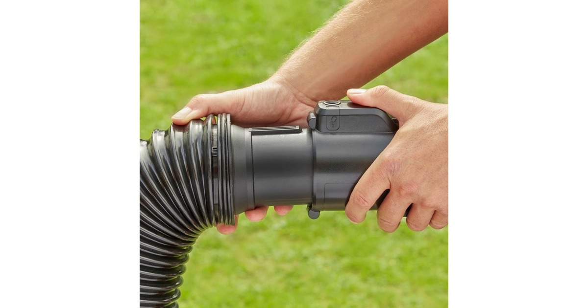 BLACK+DECKER 3-in-1 Elektro-Laubsauger BEBLV300-QS, Laubsauger/Laubbläser(schwarz/orange, 3.000 Watt)