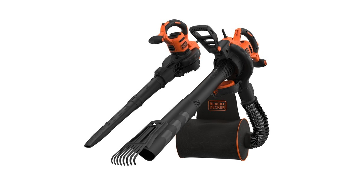 BLACK+DECKER 3-in-1 Elektro-Laubsauger BEBLV301-QS, Laubsauger/Laubbläser(schwarz/orange, 3.000 Watt) BLACK+DECKER 3-in-1 Elektro-Laubsauger BEBLV301-QS, Laubsauger/Laubbläser(schwarz/orange, 3.000 Watt)