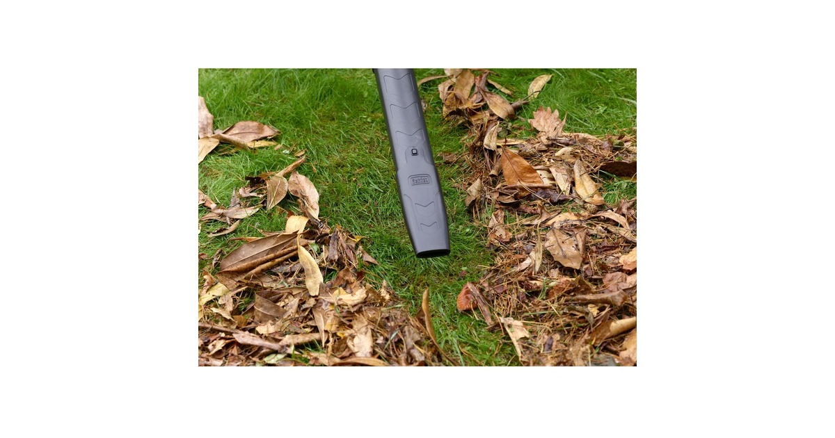 BLACK+DECKER 3-in-1 Elektro-Laubsauger BEBLV301-QS, Laubsauger/Laubbläser(schwarz/orange, 3.000 Watt)