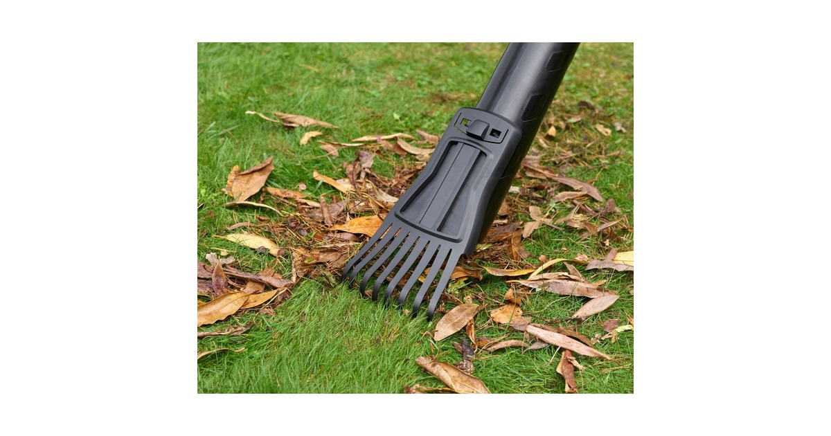 BLACK+DECKER 3-in-1 Elektro-Laubsauger BEBLV301-QS, Laubsauger/Laubbläser(schwarz/orange, 3.000 Watt)