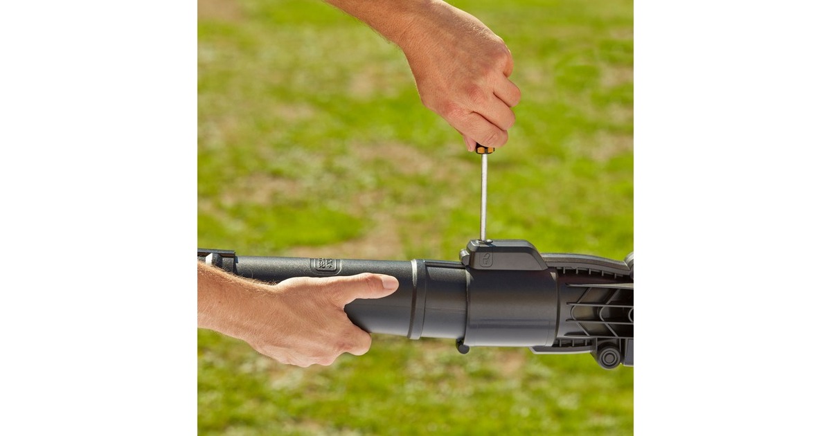 BLACK+DECKER 3-in-1 Elektro-Laubsauger BEBLV301-QS, Laubsauger/Laubbläser(schwarz/orange, 3.000 Watt)